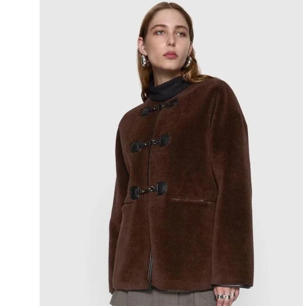NWT Rebecca Minkoff | shearling toggle jacket